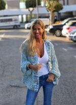 Chaqueta Punto Mía Azul - Imagen 3