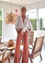 Pantalón Greta Teja